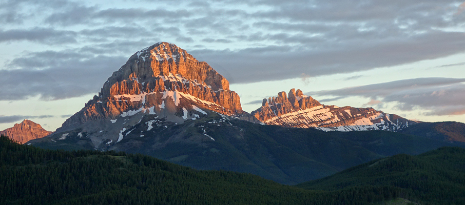 Crowsnest Mountain at Sunrise